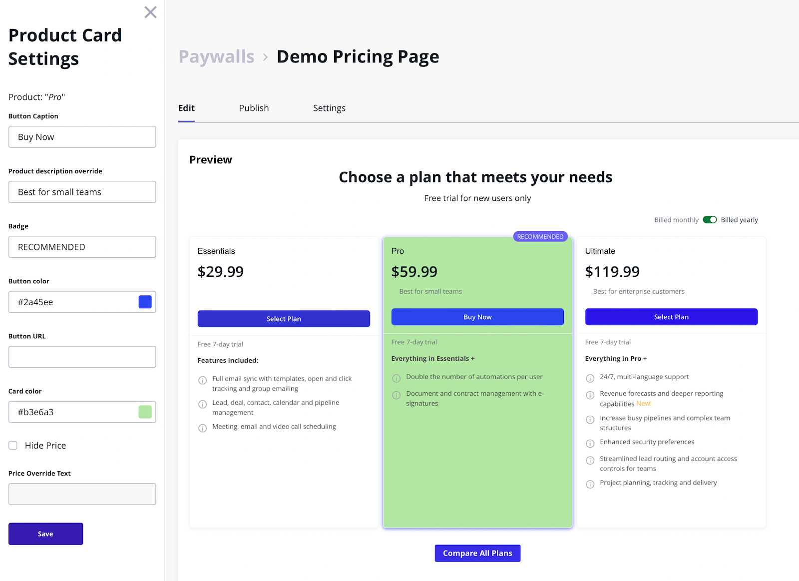 Design and Test No-Code Paywalls